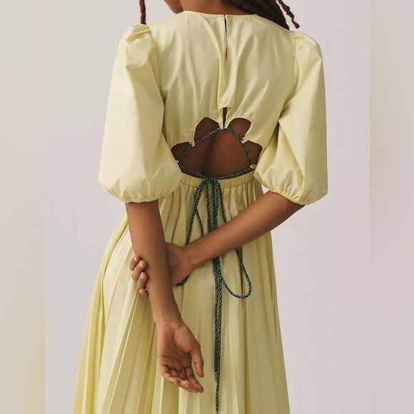 Beatrice .b Pleated Dress Anthropologie Size Small - Picture 4 of 10